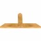 Ekena Millwork Portland Rough Sawn Timber Gable Bracket, Western Red Cedar, 36"W x 18"H x 2"D x 4"F, 12/12 Pitch GBW036X18X0204POR00RWR - alternate 2